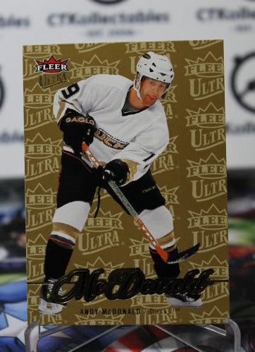 2007-08 FLEER ULTRA ANDY McDONALD  # 195 ANAHEIM DUCKS NHL HOCKEY CARD