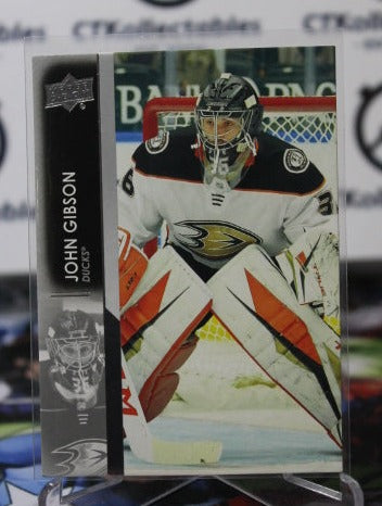 2021-22 UPPER DECK  JOHN GIBSON # 3 ANAHEIM DUCKS NHL HOCKEY CARD