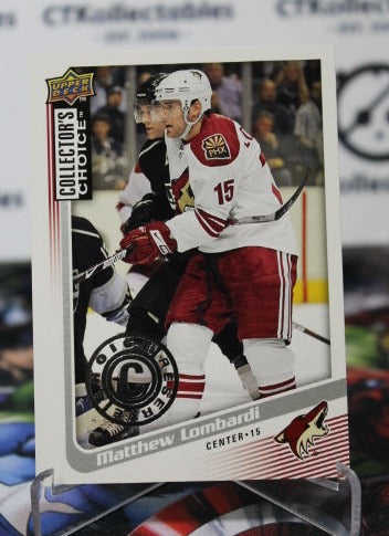 2009-10 UPPER DECK MATTHEW LOMBARDI  # 37 CHOICE RESERVE ARIZONA COYOTES NHL HOCKEY CARD