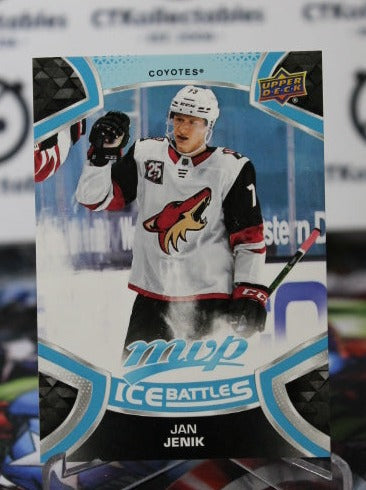 2021-22 UPPER DECK MVP JAN JENIK  # 238 ICE BATTLES ROOKIE ARIZONA COYOTES NHL HOCKEY CARD