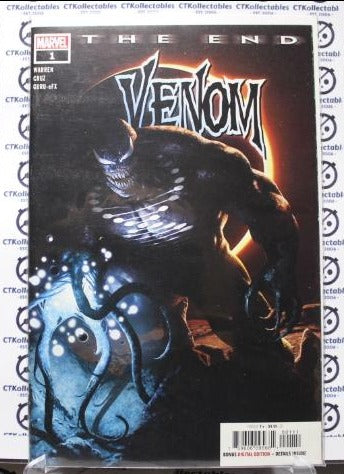 VENOM # 1 THE END 2020 NM MARVEL  COLLECTABLE COMIC BOOK