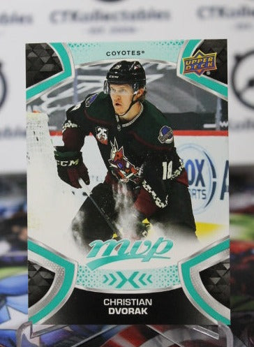 2021-22 UPPER DECK MVP CHRISTIAN DVORAK  #141 ARIZONA COYOTES NHL HOCKEY CARD