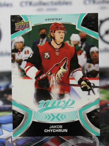 2021-22 UPPER DECK MVP JAKOB CHYCHRUN # 23 ARIZONA COYOTES NHL HOCKEY CARD