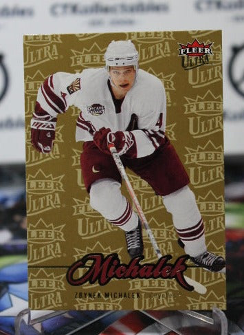 2007-08 FLEER ULTRA ZBYNEK MICHALEK # 45 ARIZONA COYOTES NHL HOCKEY CARD