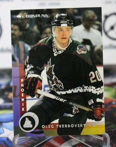 1997-98 DONRUSS OLEG TVERDOVSKY  # 54  ARIZONA COYOTES NHL HOCKEY CARD