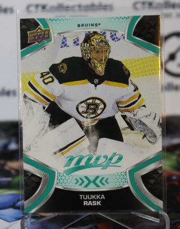 2021-22 UPPER DECK MVP TUUKKA RASK # 182 BOSTON BRUINS NHL HOCKEY CARD