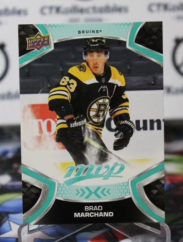 2021-22 UPPER DECK MVP BRAD MARCHAND # 63 BOSTON BRUINS NHL HOCKEY CARD