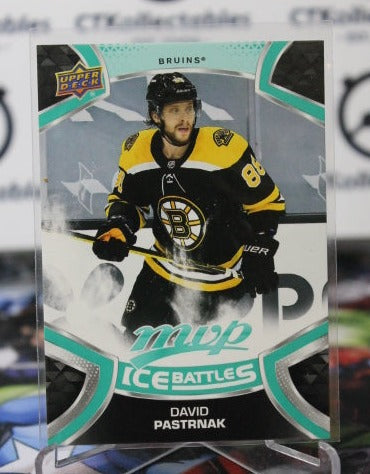 2021-22 UPPER DECK MVP DAVID PASTRNAK # 196 ICE BATTLES BOSTON BRUINS NHL HOCKEY CARD