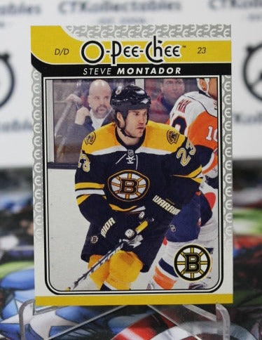 2009-10 O-PEE-CHEE STEVE MONTADOR # 134  BOSTON BRUINS NHL HOCKEY CARD