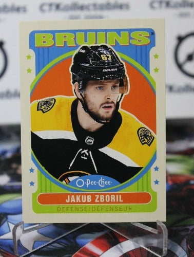 2021-22 O-PEE-CHEE JAKUB ZBORIL # 446 RETRO  BOSTON BRUINS NHL HOCKEY CARD