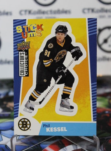 2009-10 UPPER DECK STICK-UMS PHIL KESSEL # SU2 COLLECTOR'S CHOICE  BOSTON BRUINS NHL HOCKEY CARD