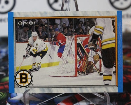 1989-90 O-PEE-CHEE BRUINS # 298  BOSTON BRUINS NHL HOCKEY CARD