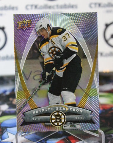 2008-09 UPPER DECK PATRICE BERGERON # 4 McDONALDS  BOSTON BRUINS NHL HOCKEY CARD