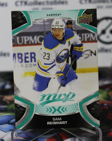 2021-22 UPPER MVP SAM REINHART # 132 BUFFALO SABRES NHL HOCKEY TRADING CARD