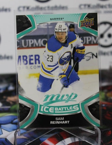 2021-22 UPPER MVP SAM REINHART # 132 ICE BATTLES BUFFALO SABRES NHL HOCKEY TRADING CARD