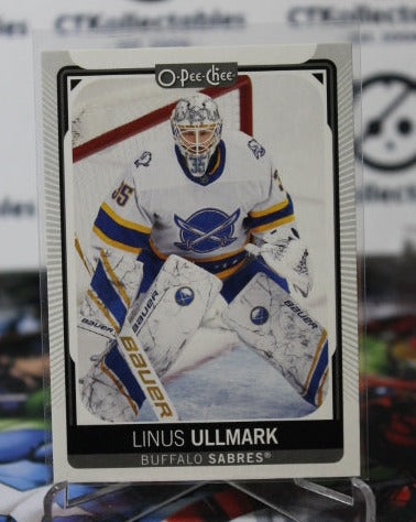 2021-22 O-PEE CHEE LINUS ULLMARK # 74  BUFFALO SABRES NHL HOCKEY TRADING CARD