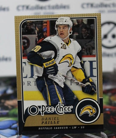 2008-09 O-PEE CHEE DANIEL PAILLE # 353  BUFFALO SABRES NHL HOCKEY TRADING CARD