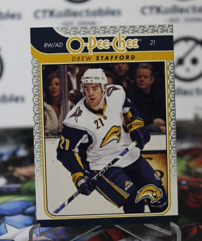 2009-10 O-PEE CHEE DREW STAFFORD # 425  BUFFALO SABRES NHL HOCKEY TRADING CARD