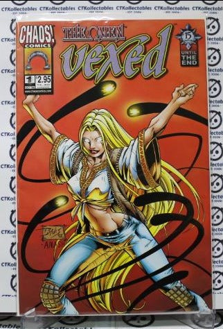 VEXED  # 1 THE OMEN CHAOS COMICS COMIC BOOK VF 1998