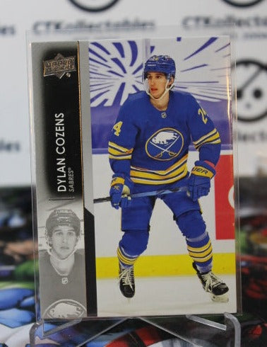 2021-22 UPPER DECK DYLAN COZENS # 20 BUFFALO SABRES NHL HOCKEY TRADING CARD