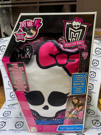Soft Secret Diary Pillow BNIB Rare Monster High