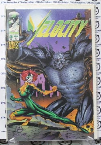 VELOCITY # 3 IMAGE COMIC BOOK VF  SEXY 1996