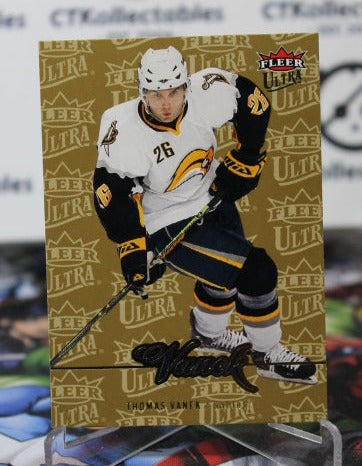 2007-08 FLEER ULTRA THOMAS VANEK # 174  BUFFALO SABRES NHL HOCKEY TRADING CARD