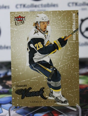 2008-09 FLEER ULTRA THOMAS VANEK # 15 BUFFALO SABRES NHL HOCKEY TRADING CARD