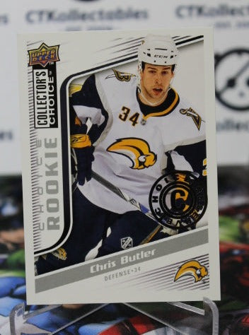 2009-10 UPPER DECK CHRIS BUTLER # 239 CHOICE ROOKIE BUFFALO SABRES NHL HOCKEY TRADING CARD