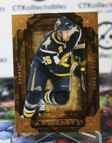 2008-09 UPPER ARTIFACTS THOMAS VANEK # 87 BUFFALO SABRES NHL HOCKEY TRADING CARD