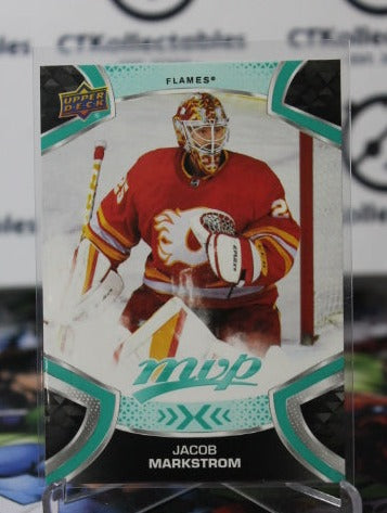 2021-22 UPPER DECK MVP JACOB MARKSTROM # 156  HOCKEY NHL GOALTENDER CALGARY FLAMES  CARD