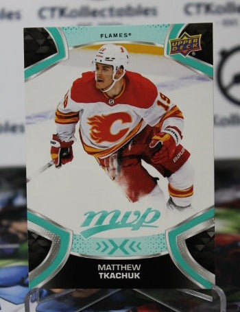 2021-22 UPPER DECK MVP MATTHEW TKACHUK # 19  HOCKEY NHL CALGARY FLAMES  CARD