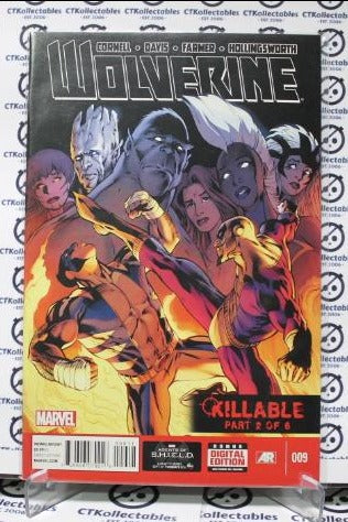 WOLVERINE # 009  KILLABLE VF  MARVEL COMICS  2013