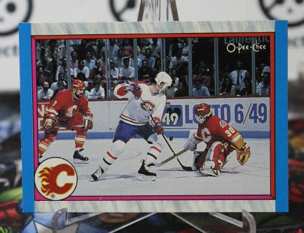 1989-90 O-PEE-CHEE FLAMES # 300 HOCKEY NHL CALGARY FLAMES  CARD