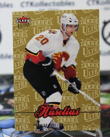 2007-08  FLEER ULTRA KRISTIAN HUSELIUS # 170 HOCKEY NHL CALGARY FLAMES  CARD