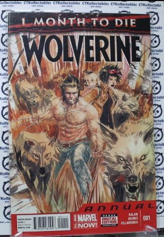 1 MONTH TO DIE WOLVERINE  # 001 ANNUAL NM MARVEL COMICS  2014