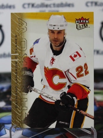 2009-10  FLEER ULTRA DAYMOND LANGKOW # 23 HOCKEY NHL CALGARY FLAMES  CARD