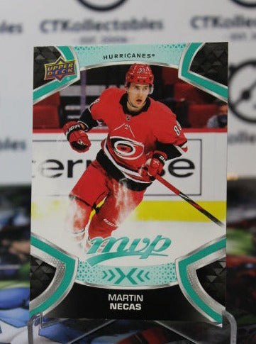 2021-22 UPPER DECK  MVP MARTIN NECAS # 174 CAROLINA HURRICANES NHL HOCKEY TRADING CARD