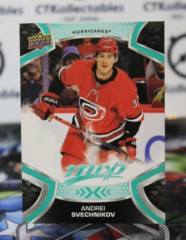 2021-22 UPPER DECK  MVP ANDREI SVECHNIKOV # 137 CAROLINA HURRICANES NHL HOCKEY TRADING CARD