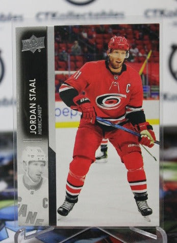 2021-22 UPPER DECK JORDAN STAAL # 37 CAROLINA HURRICANES NHL HOCKEY TRADING CARD