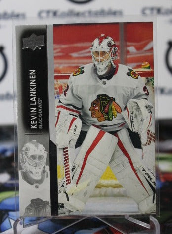 2021-22 UPPER DECK KEVIN LANKINEN # 43 ROOKIE  CHICAGO BLACKHAWKS NHL HOCKEY TRADING CARD