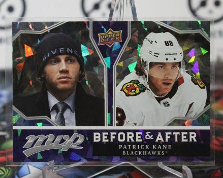 2021-22 UPPER DECK MVP PATRICK KANE # BA-13 BEFORE & AFTER CHICAGO BLACKHAWKS NHL HOCKEY TRADING CARD