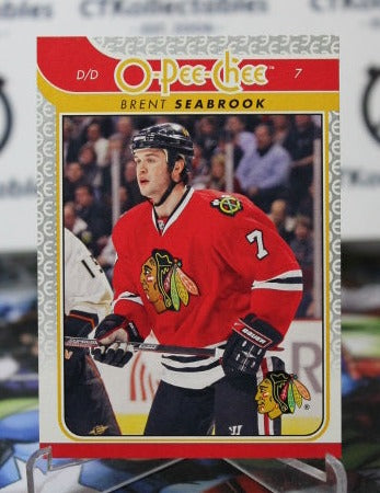 2009-10 O-PEE-CHEE BRENT SEABROOK # 388 CHICAGO BLACKHAWKS NHL HOCKEY TRADING CARD