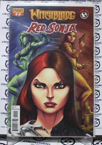 WITCHBLADE RED SONJA # 2  VF  DYNAMITE COMIC BOOK SEXY HORROR  2012