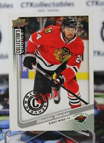 2009-10 UPPER DECK MARTIN HAVLAT # 73 CHOICE RESERVE  CHICAGO BLACKHAWKS NHL HOCKEY TRADING CARD