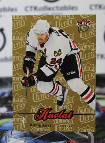 2007-08 FLEER ULTRA MARTIN HAVLAT # 157 CHICAGO BLACKHAWKS NHL HOCKEY TRADING CARD