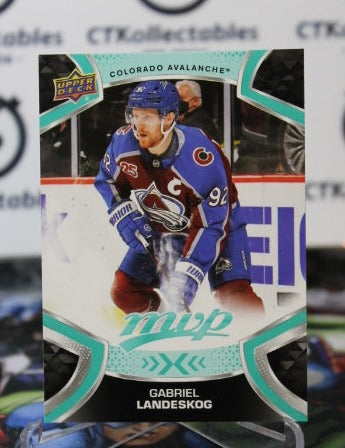 2021-22 UPPER DECK MVP GABRIEL LANDESKOG # 21 COLORADO AVALANCHE  NHL HOCKEY TRADING CARD