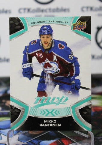 2021-22 UPPER DECK MVP MIKKO RANTANEN # 96  COLORADO AVALANCHE  NHL HOCKEY TRADING CARD