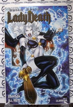 LADY DEATH # 1/2 ABANDON ALL HOPE GOLD VARIANT AVATAR COMICS  NM COMIC BOOK 2021