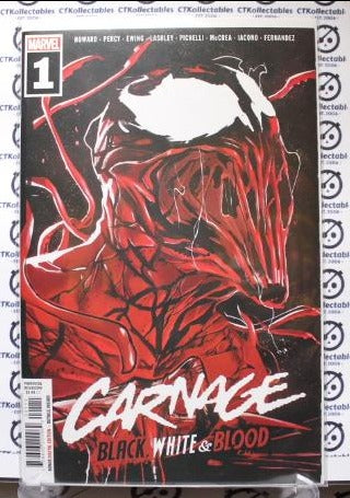 CARNAGE # 1 BLACK, WHITE & BLOOD   MARVEL  NM COMIC BOOK 2021